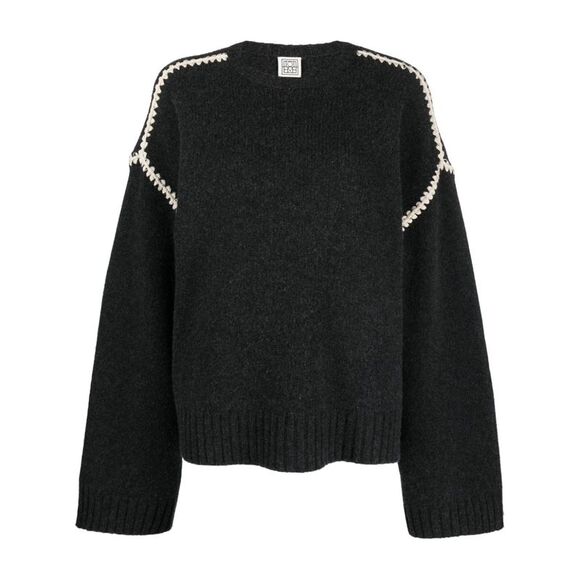 TOTEME Sweaters - Toteme Women Embroidered Wool Jumper